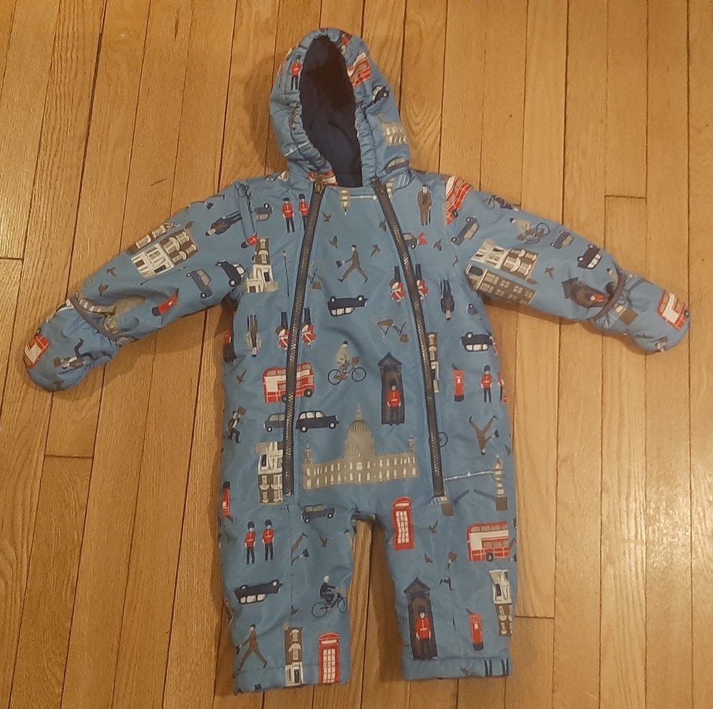 Joules Snowsuit with London Motif